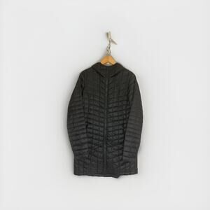 The North Face ThermoBall Eco Parka Women’s S Black Hooded Insulated Jacket